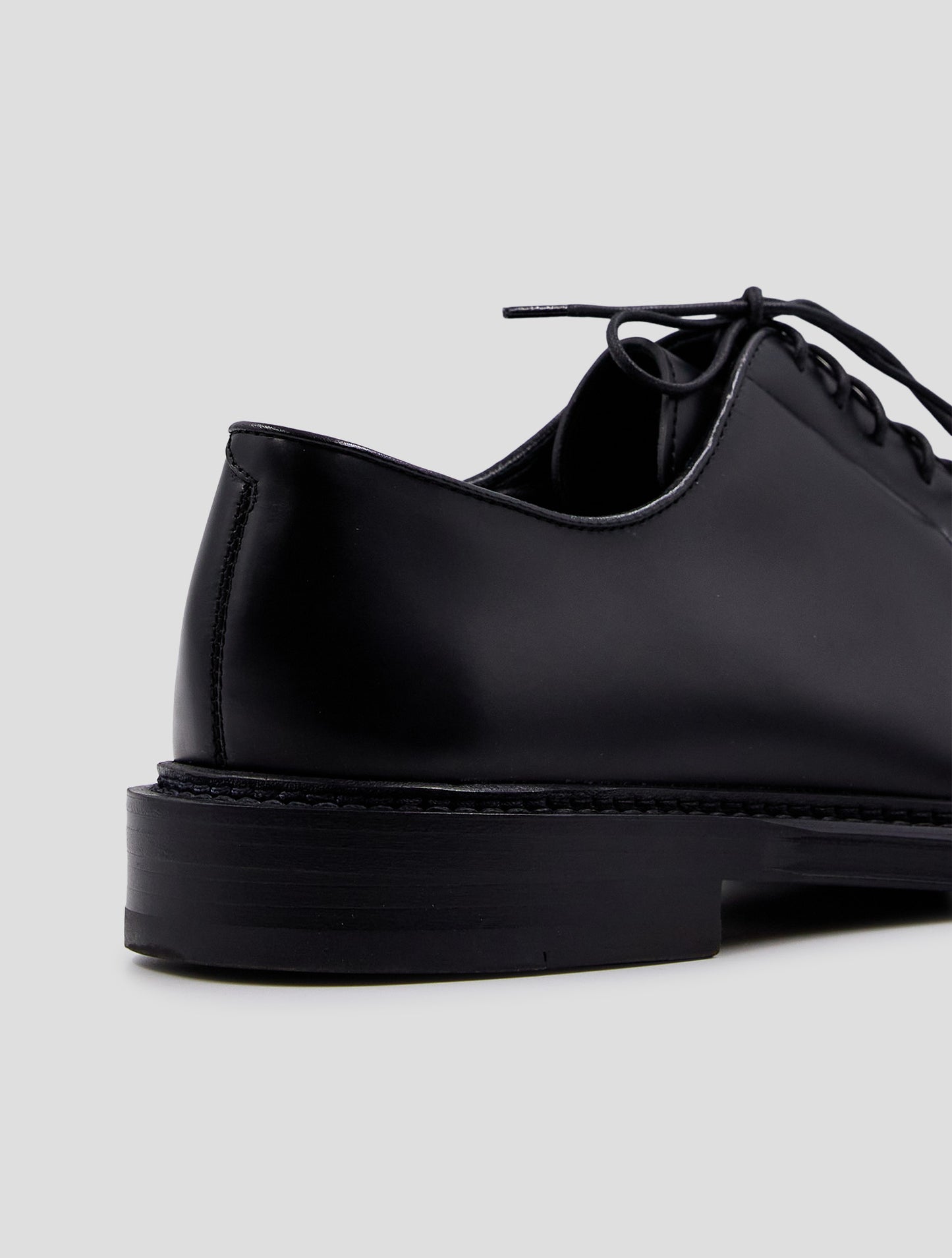 Kiton Black Leather Dress Shoes