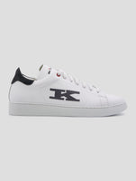 Kiton White Leather Sneakers