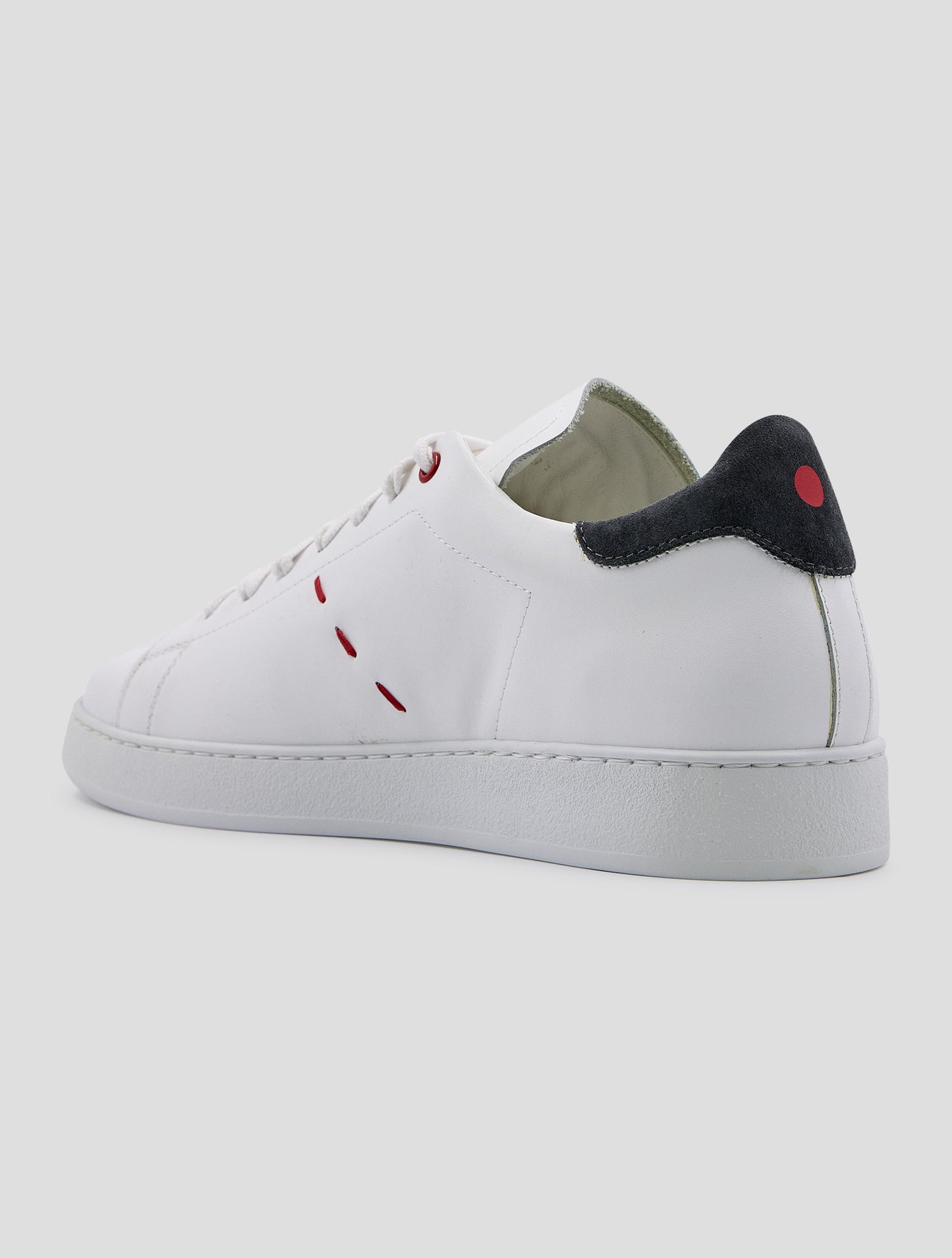 Kiton White Leather Sneakers