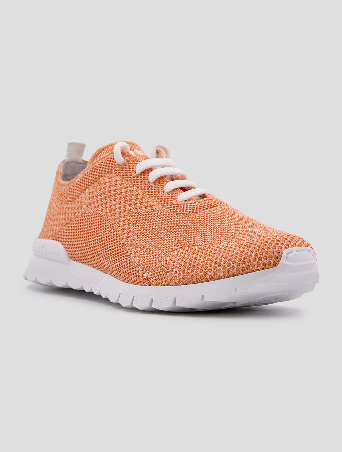 Kiton Orange Cotton Ea Sneakers