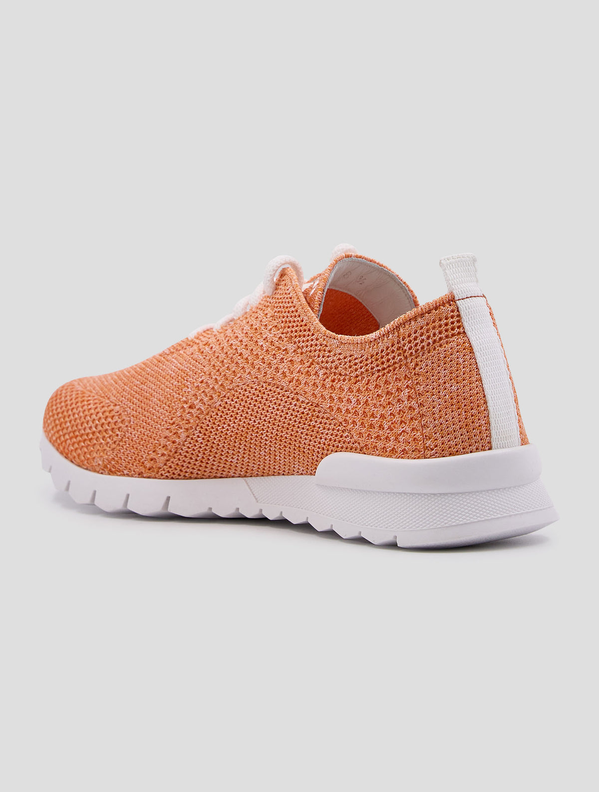 Kiton Orange Cotton Ea Sneakers