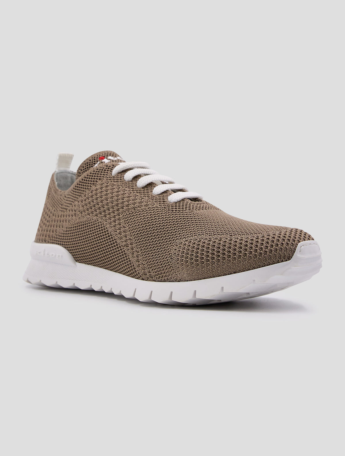 Kiton Brown Cotton Ea Sneakers