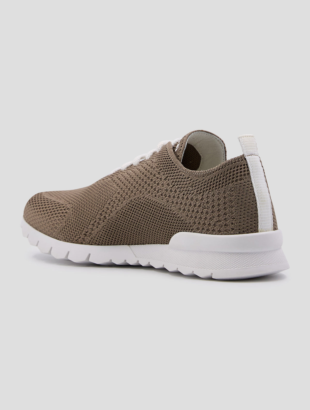 Kiton Brown Cotton Ea Sneakers