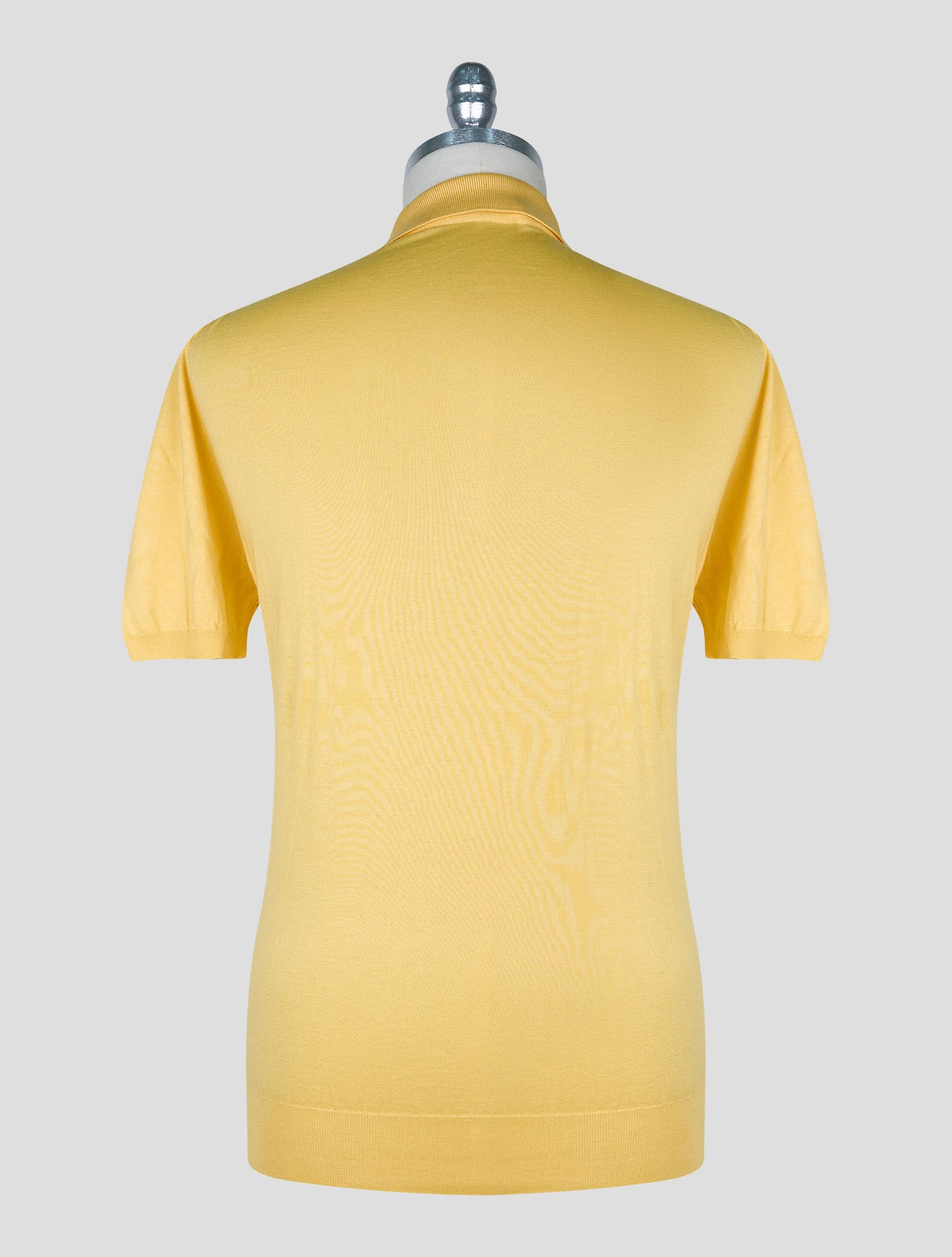 Kiton Yellow Cotton Polo