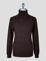 Kiton Brown Cashmere Sweater Turtleneck
