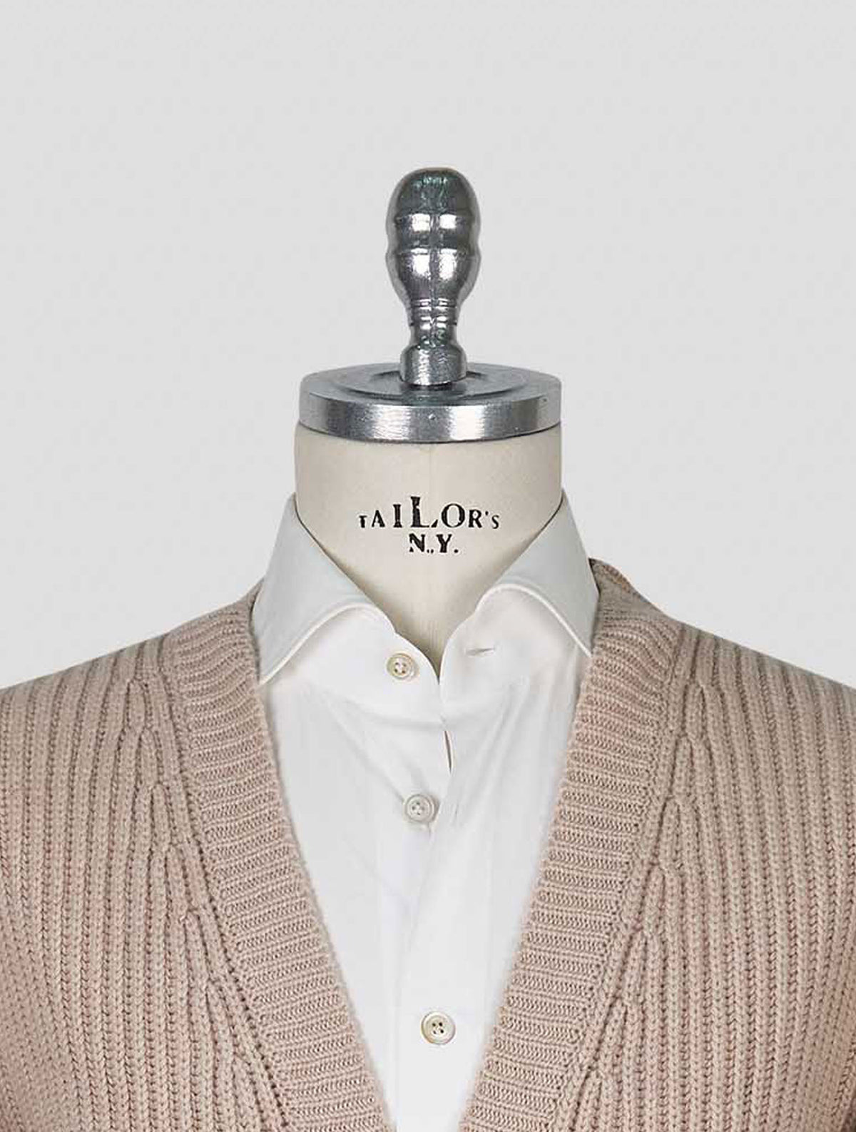 Kiton Brown Cashmere Cardigan