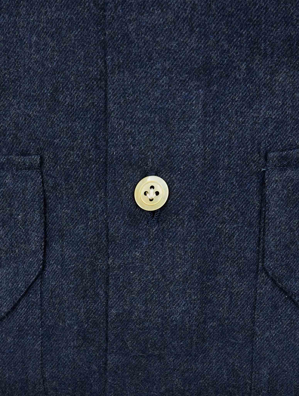 Kiton Blue Cotton Shirt