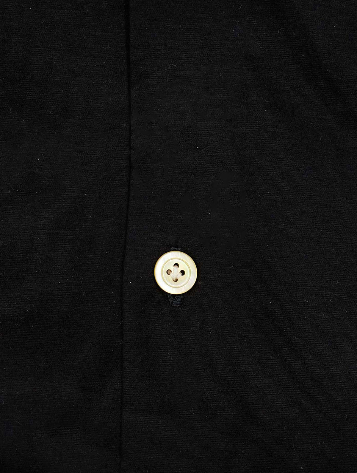 Kiton Black Cotton Shirt