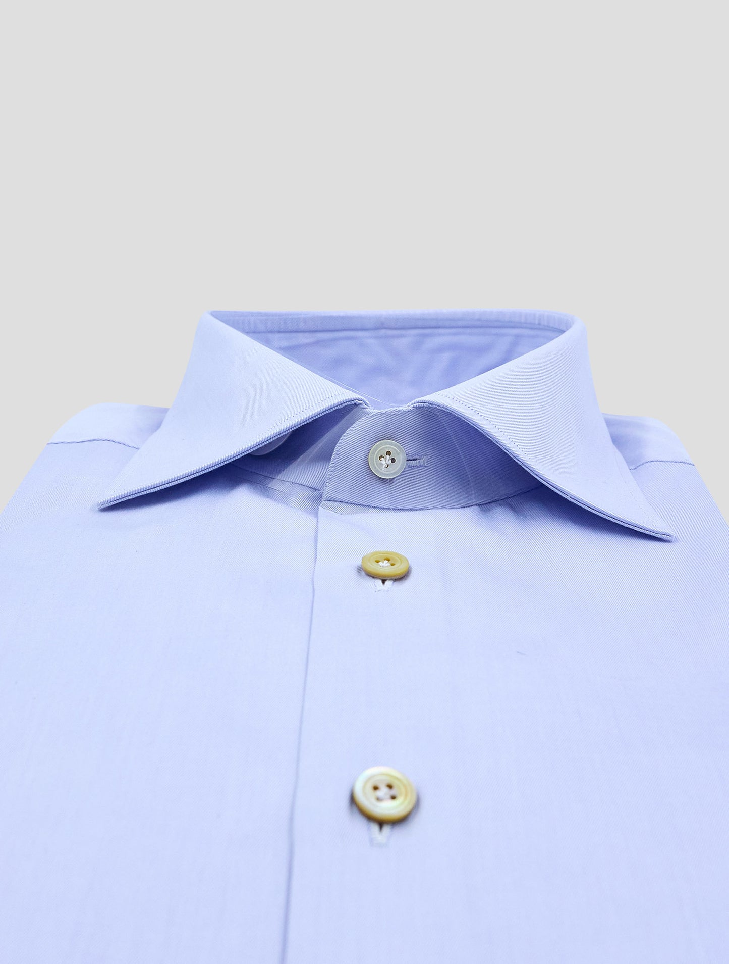 Kiton Light Blue Cotton Shirt