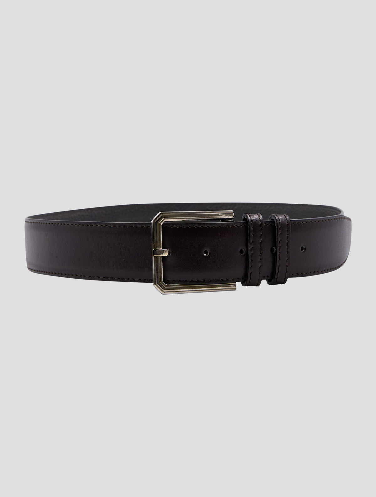 Kiton Burgundy Leather Belt