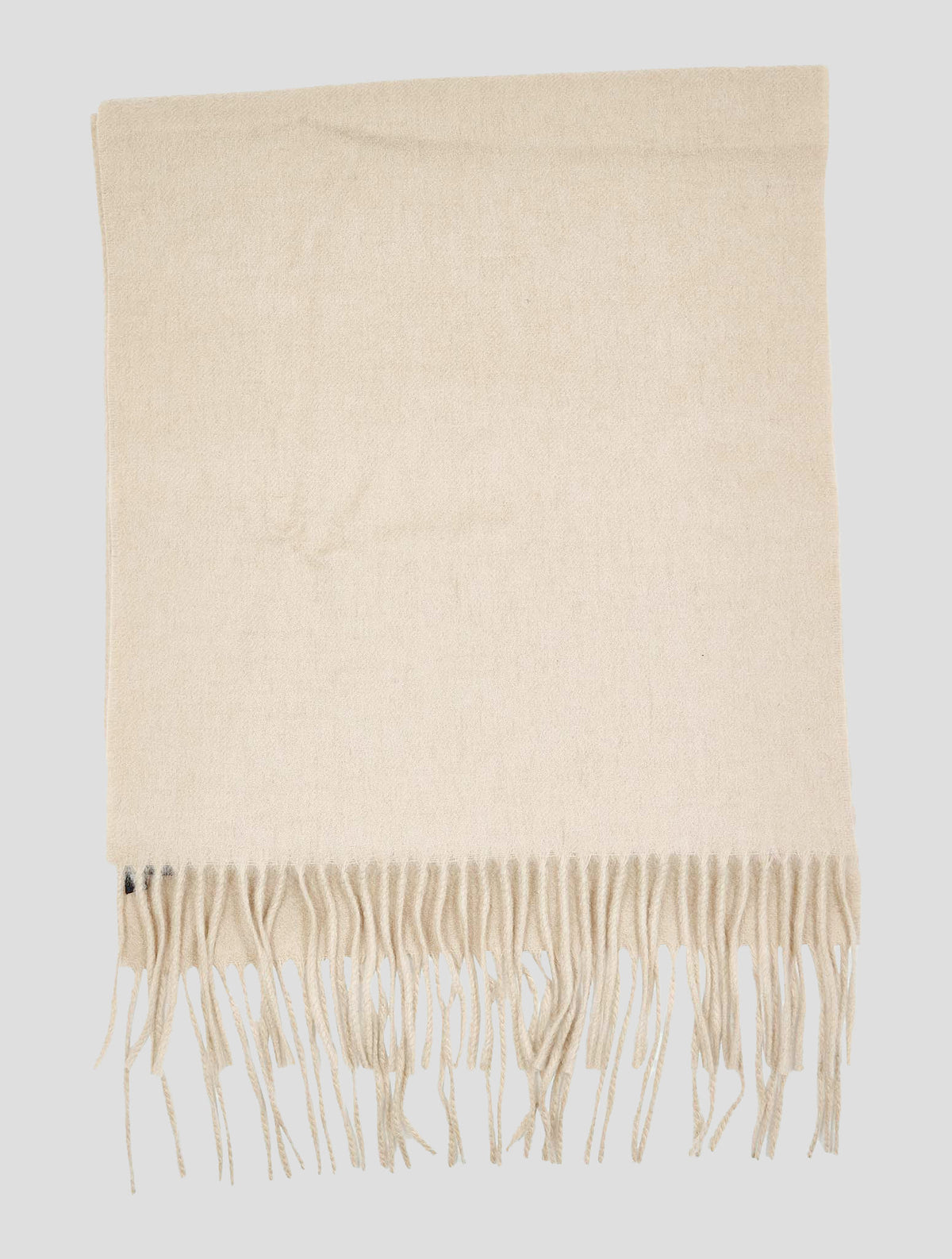 Kiton Beige Cashmere Scarf 37x180