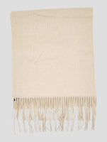 Kiton Beige Cashmere Scarf 37x180