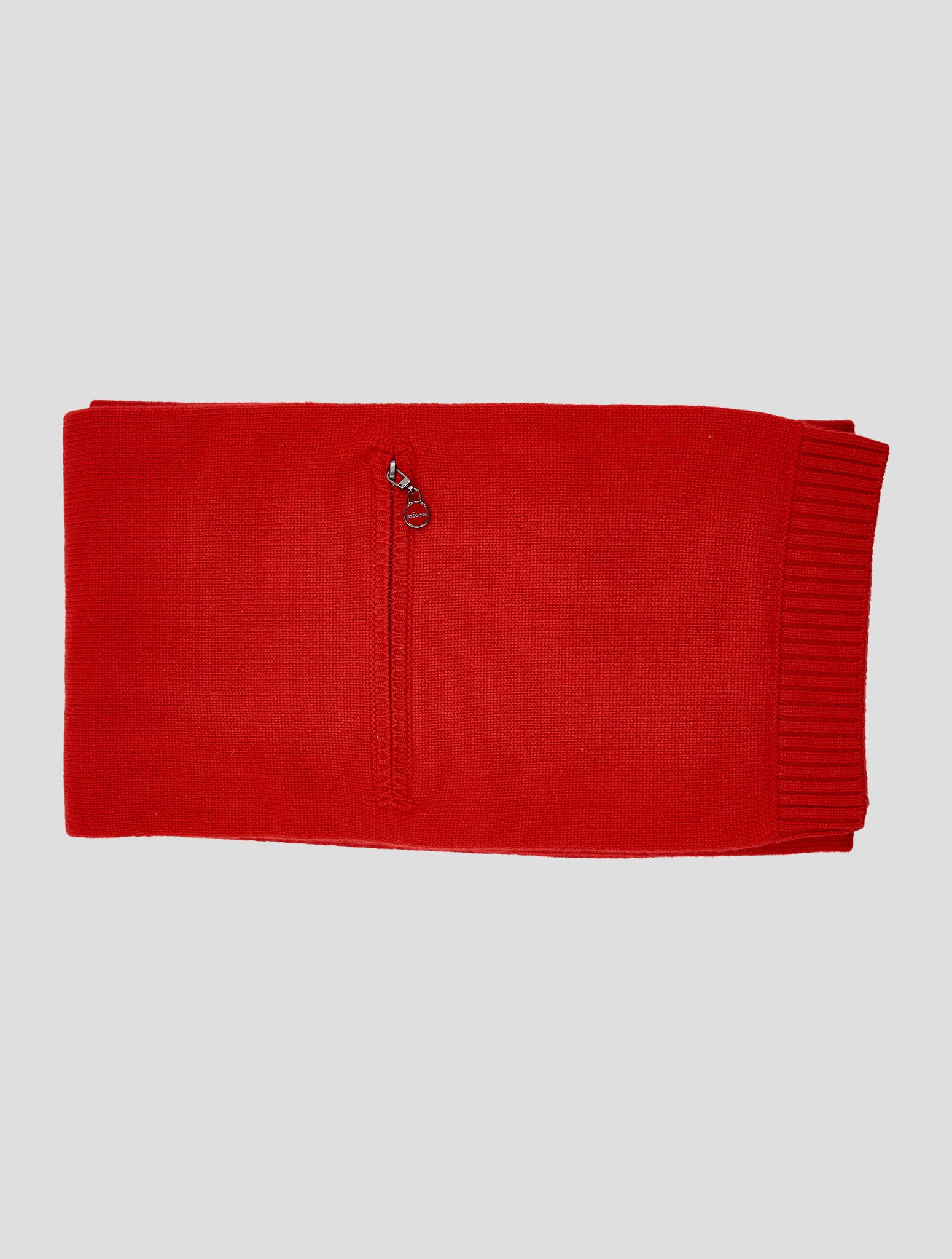 Kiton Red Cashmere Scarf 25x200