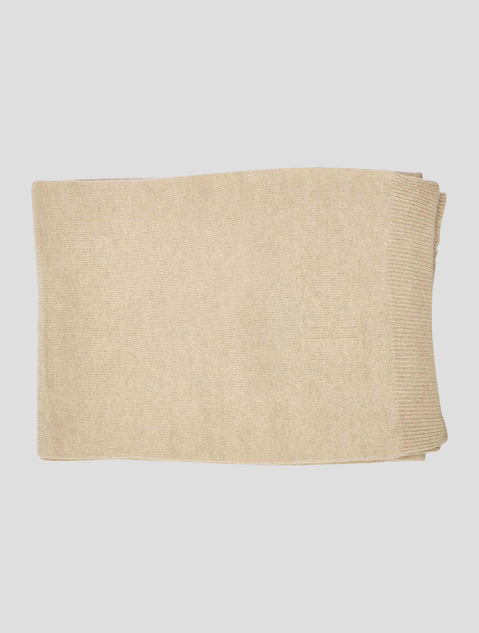 Kiton Beige Cashmere Scarf 30x180
