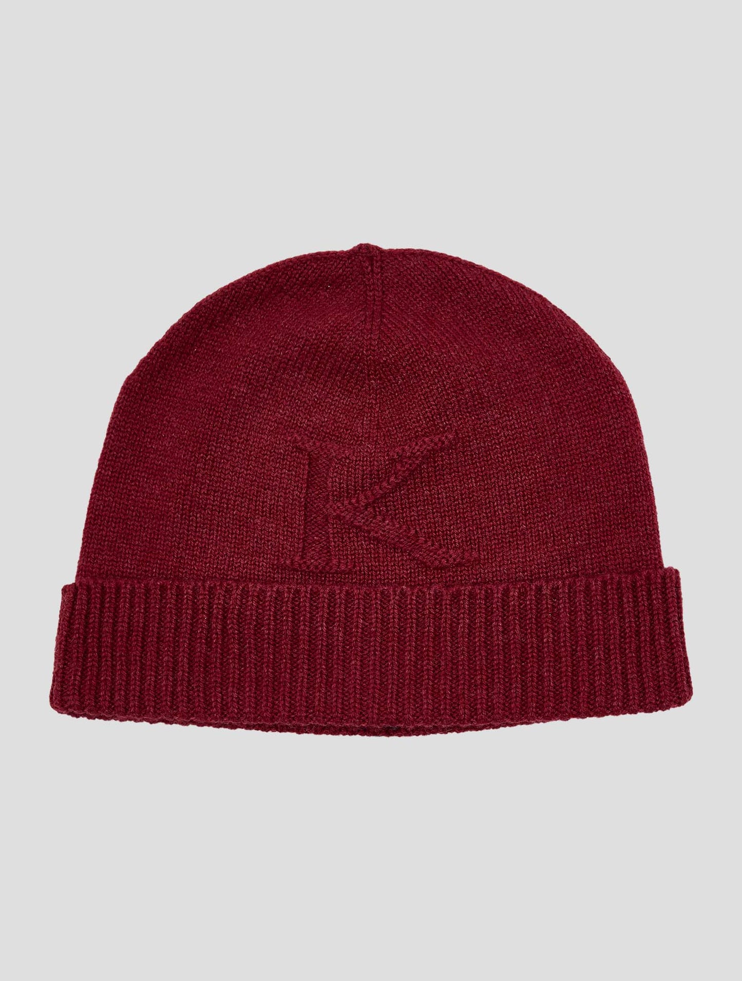 Kiton Burgundy Cashmere Beanie Hat
