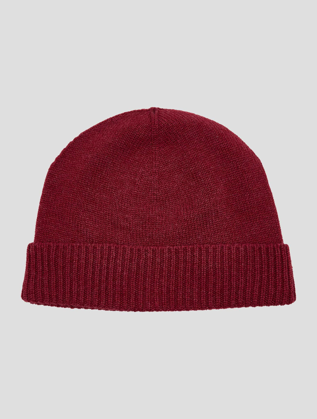 Kiton Burgundy Cashmere Beanie Hat