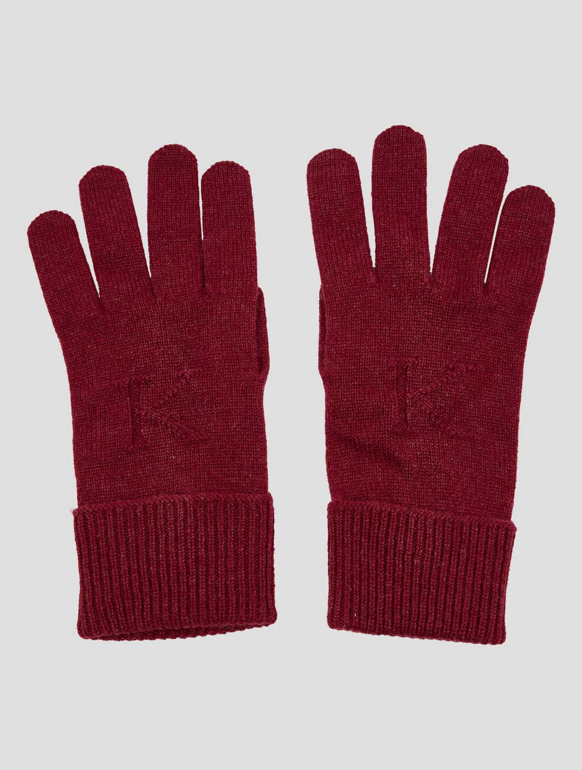 Kiton Burgundy Cashmere Gloves