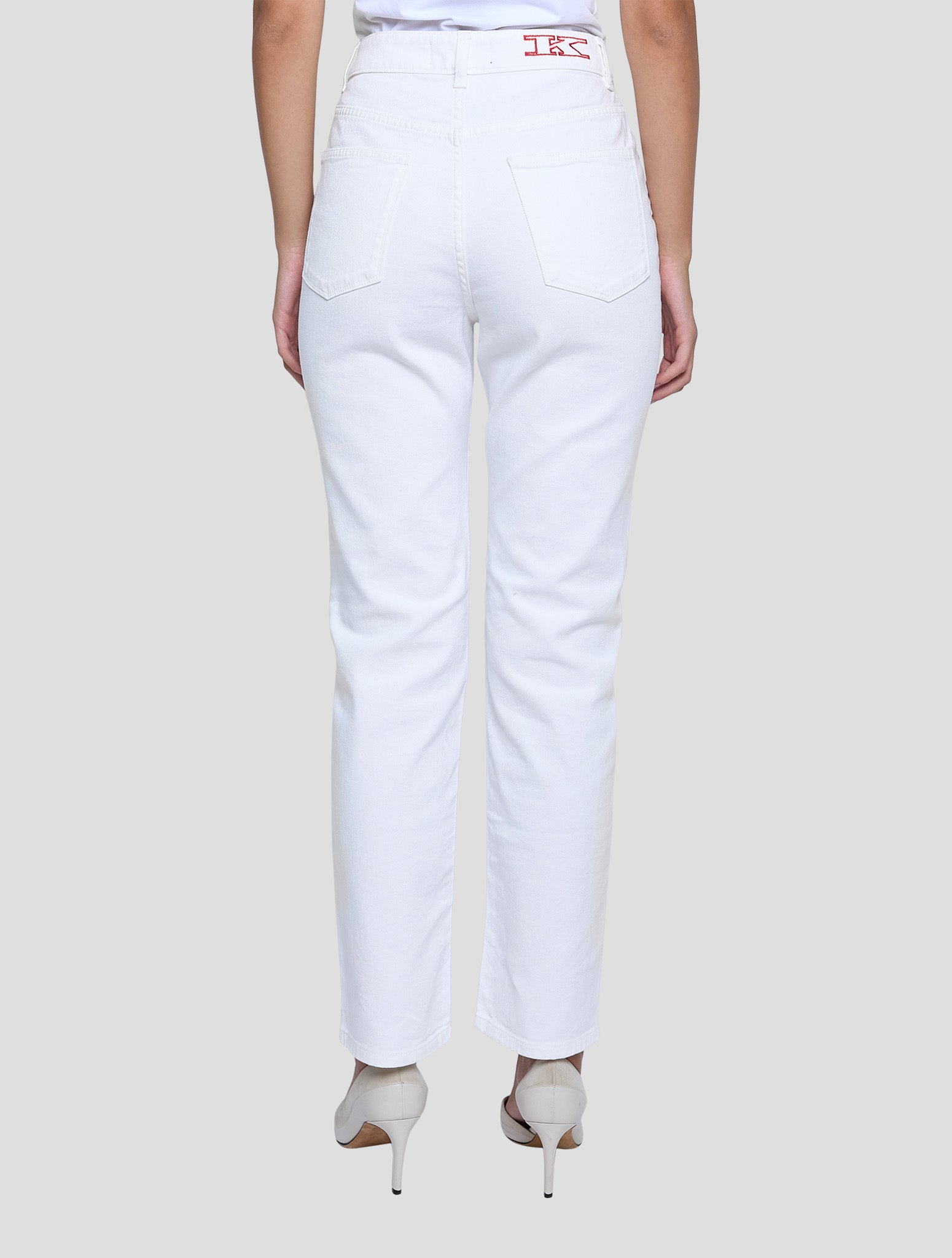 Kiton White Cotton Ea Jeans Women