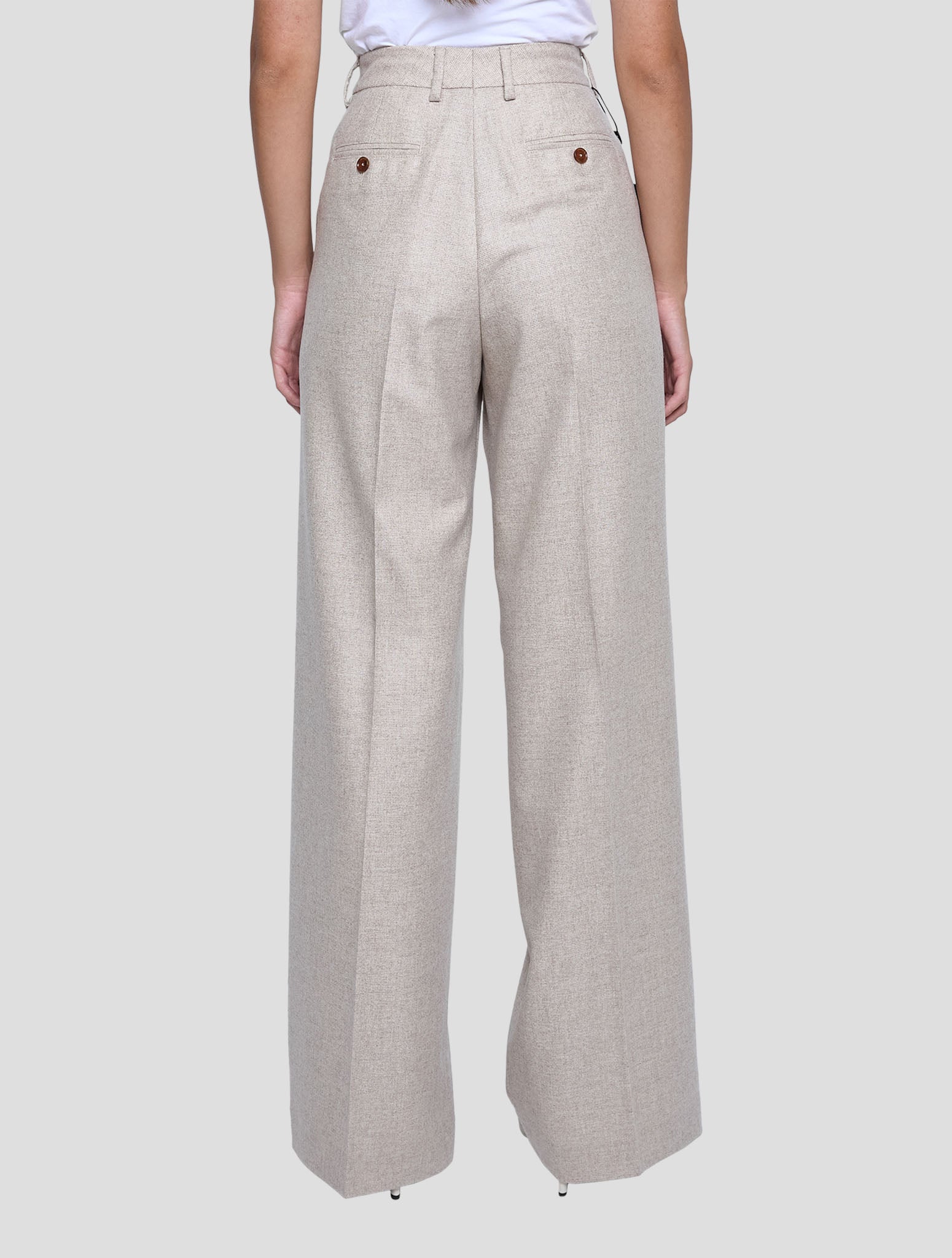 Kiton Beige Cashmere Pants Women