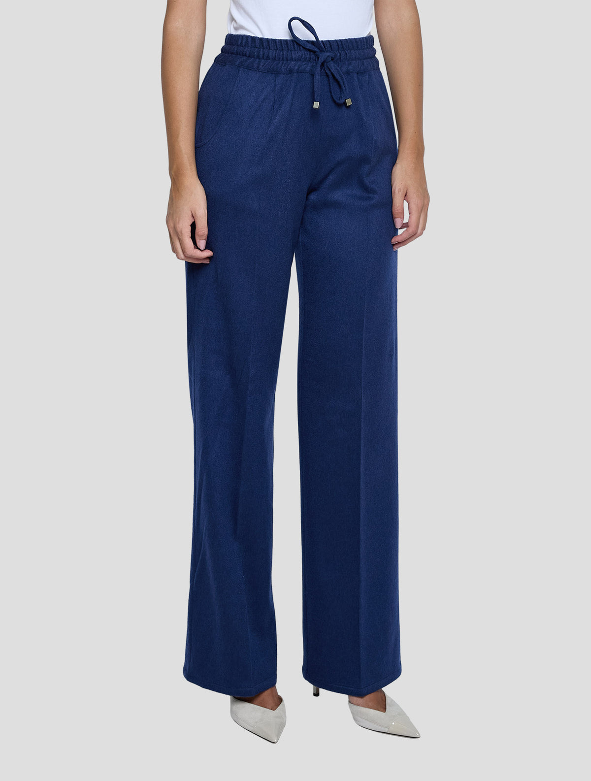 Kiton Blue Cashmere Ea Pants Women