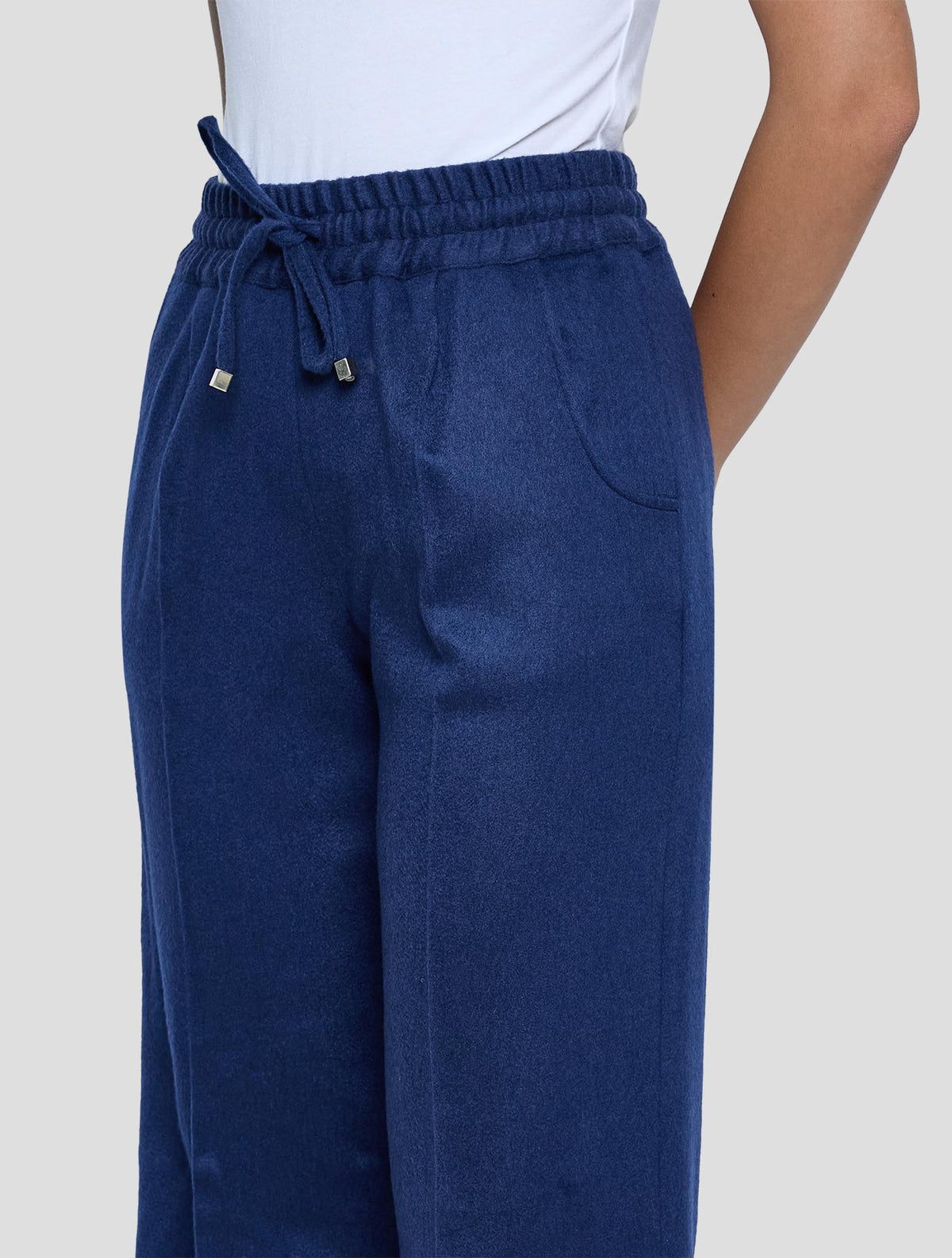 Kiton Blue Cashmere Ea Pants Women
