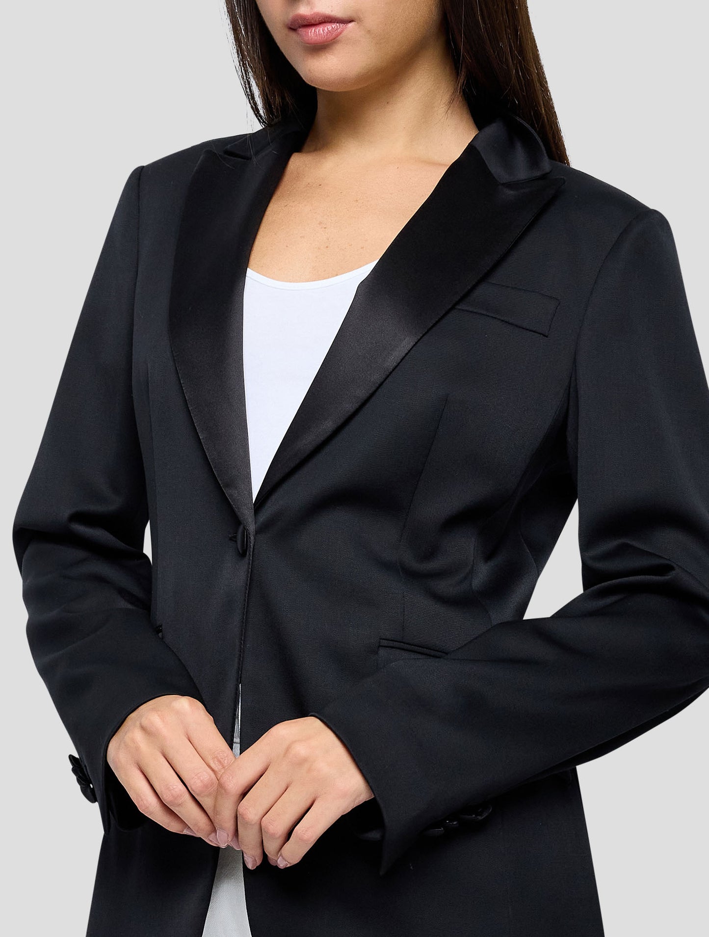 Kiton Black Virgin Wool Ea Blazer Women