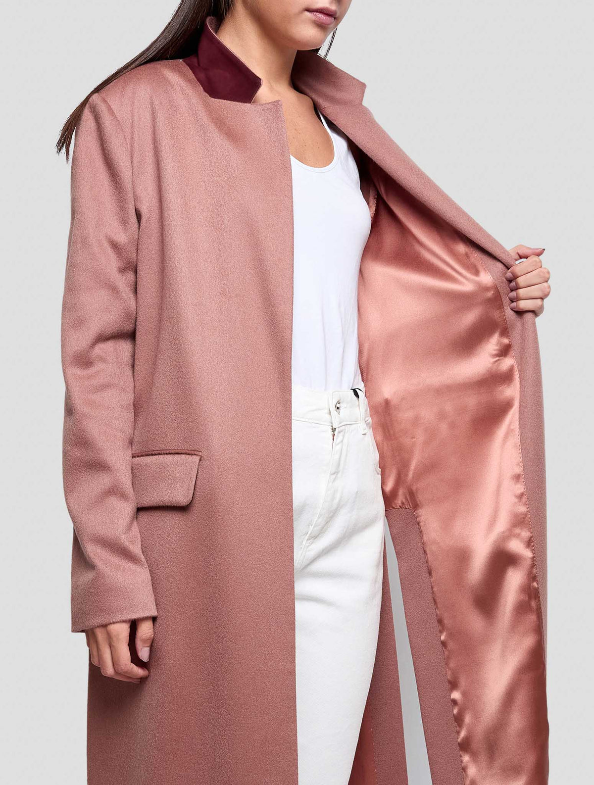 Kiton Brown Cashmere Pa Ea  Overcoat Women