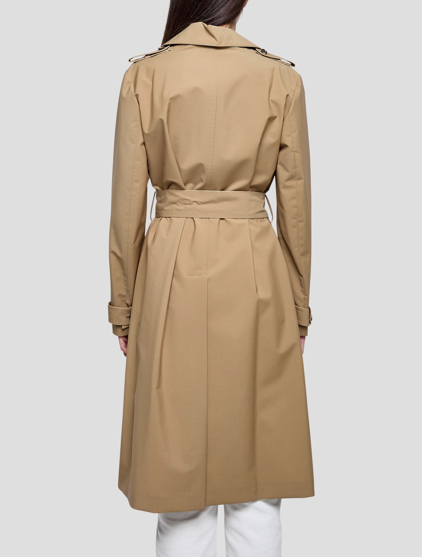 Kiton Brown Wool Pa Overcoat Women