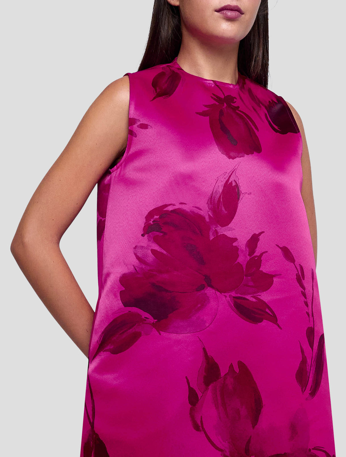Kiton Fuchsia Viscose Dress Women