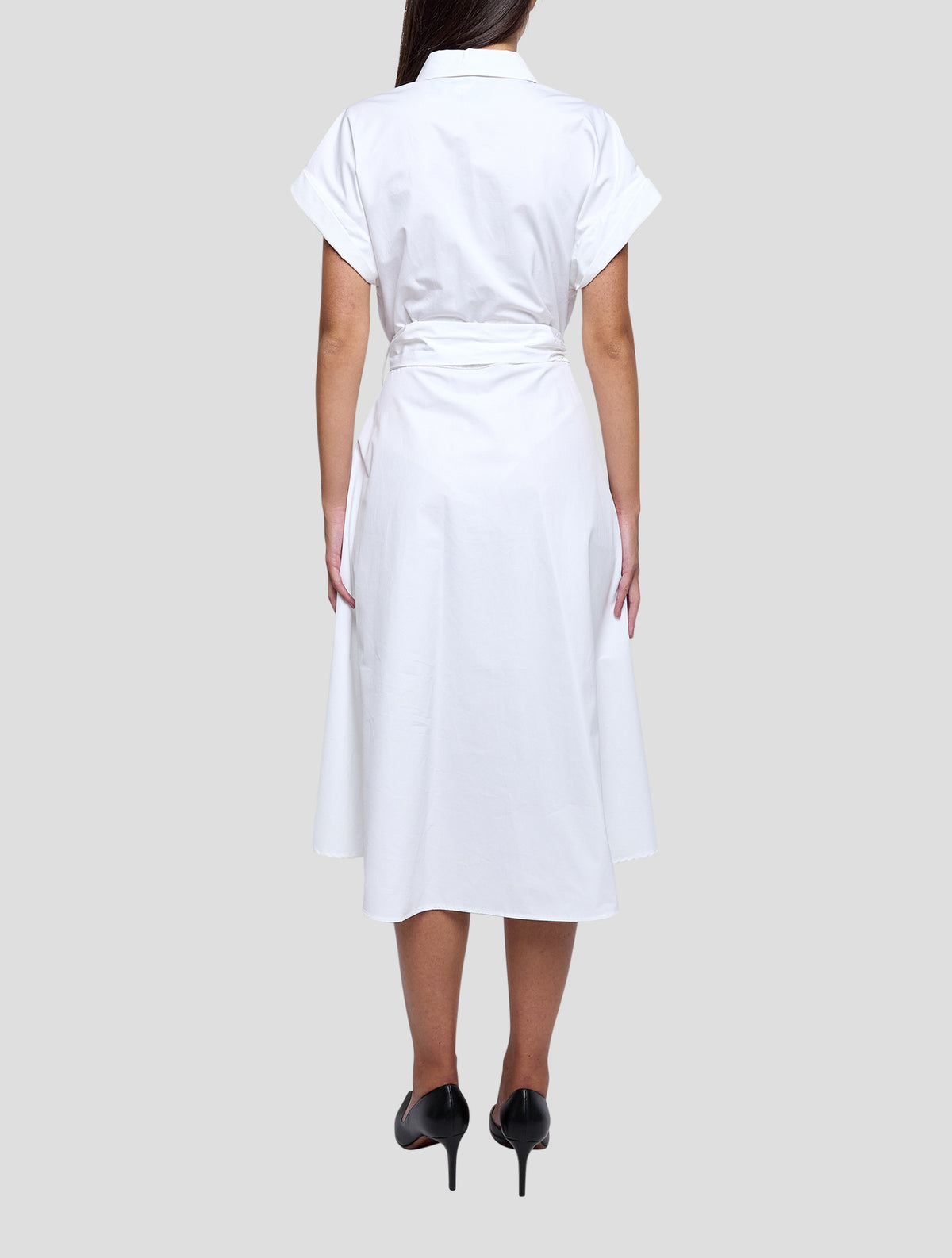 Kiton White Cotton Dress Women