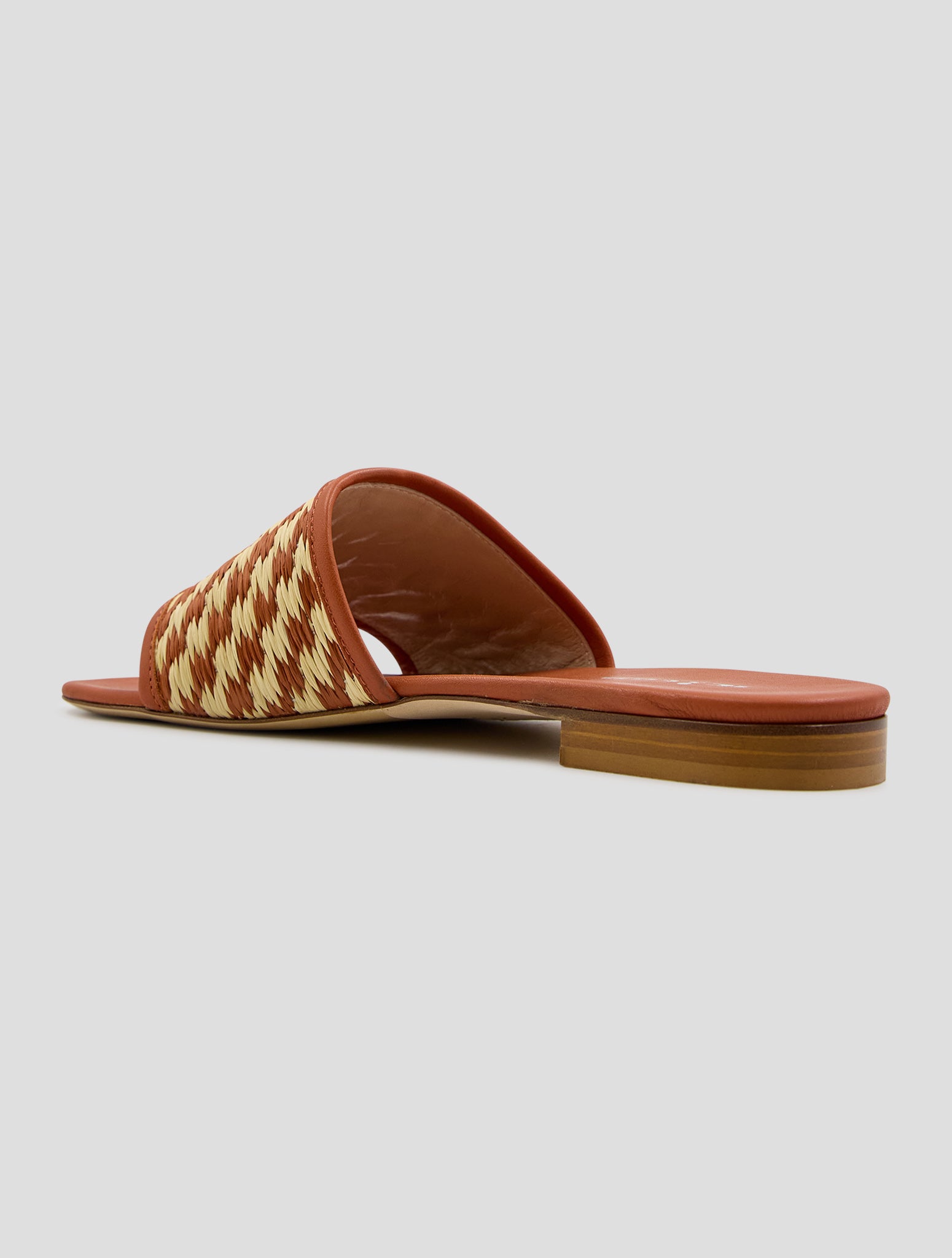 Kiton Brown Beige Leather Viscose Cotton Sandals Women