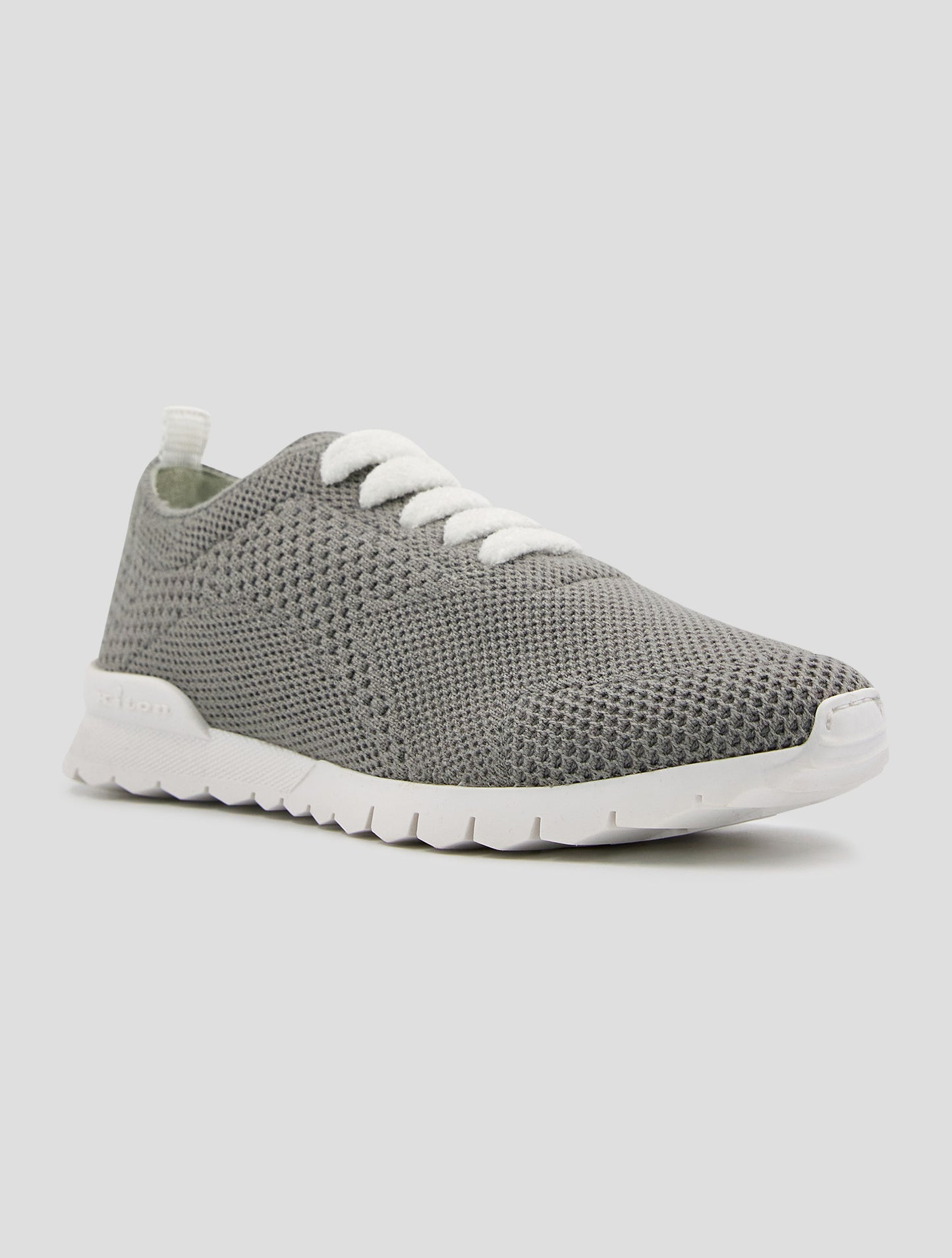 Kiton Gray Cashmere Pl Sneakers Women