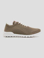 Kiton Brown Cotton Ea Sneakers Women