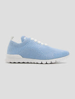Kiton Light Blue Cashmere Pl Sneakers Women