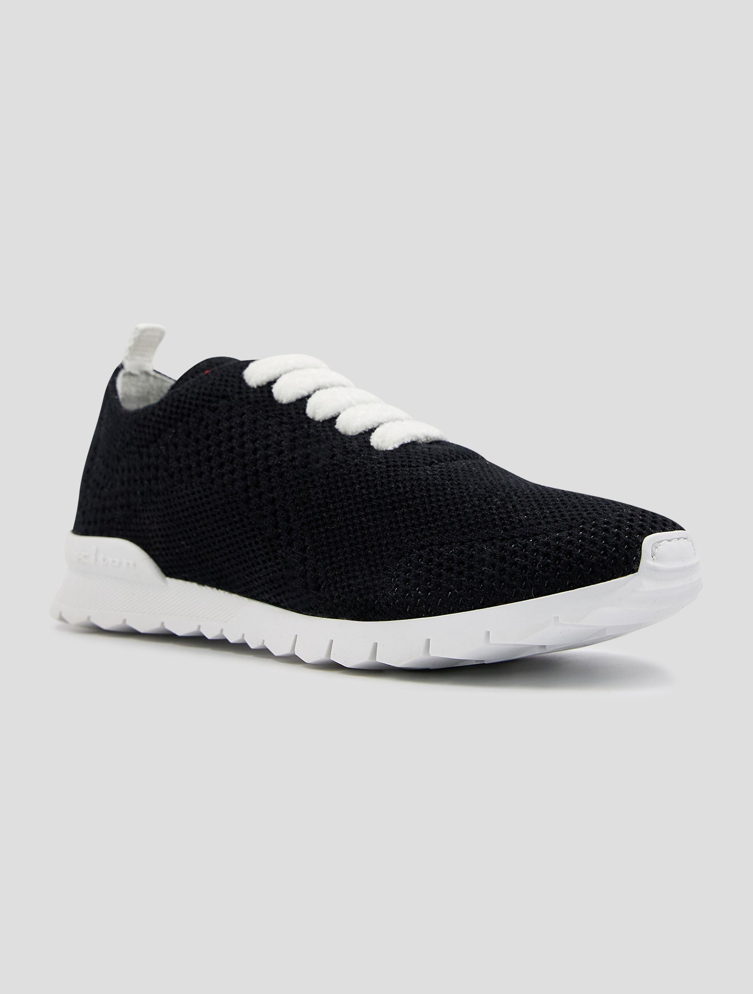 Kiton Black Cashmere Pl Sneakers Women