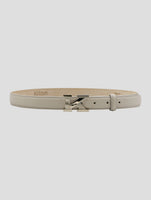 Kiton Beige Leather Lamb Belt Women
