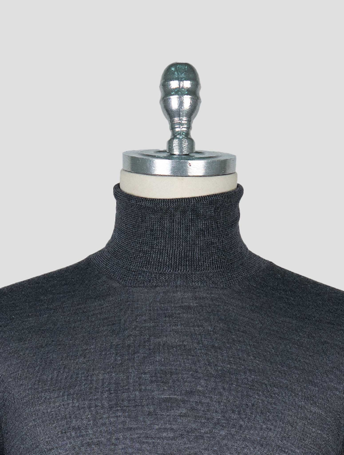 Kiton Brown Wool Sweater Turtleneck