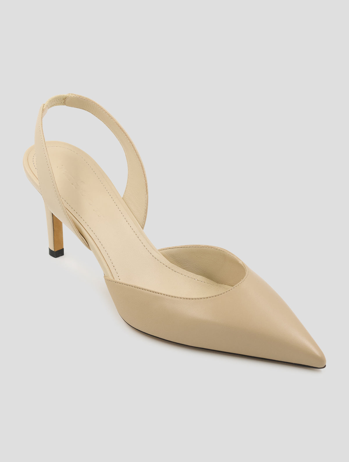 Kiton Pink Leather Slingbacks