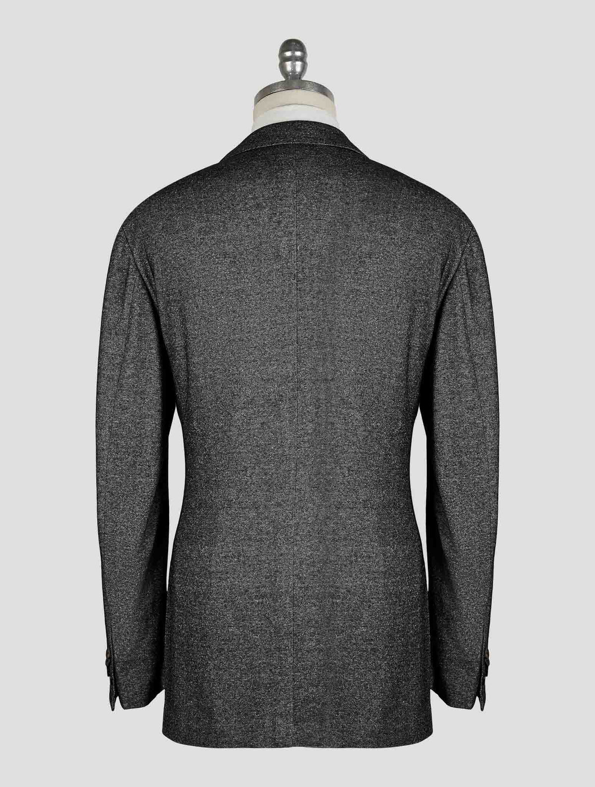 Kiton Knt Gray Cashmere Silk Suit