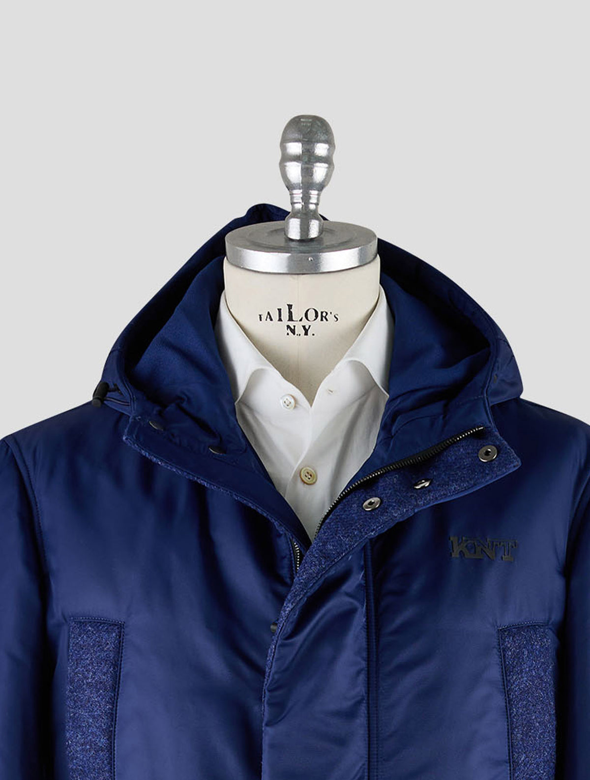 Kiton Knt Black Pa Overcoat