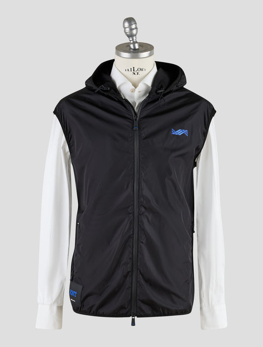 Kiton Knt Black Pa Gilet Coat