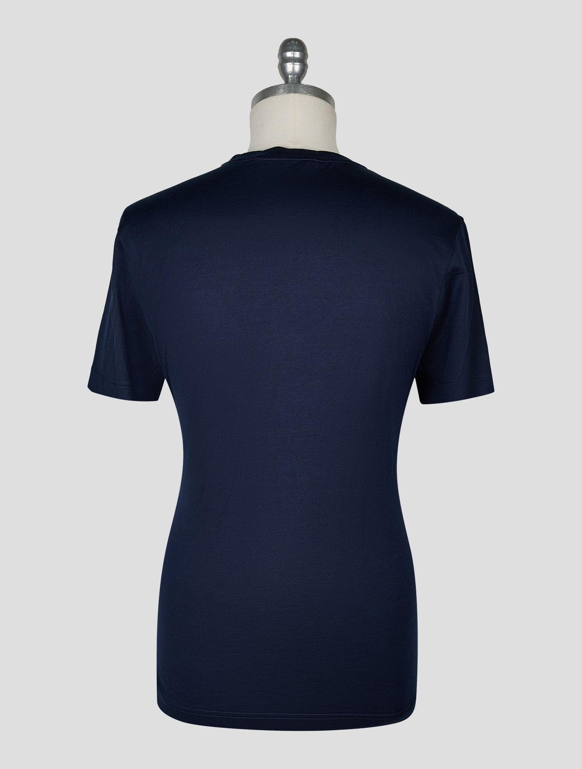 Kiton Knt Black Cotton T-Shirt