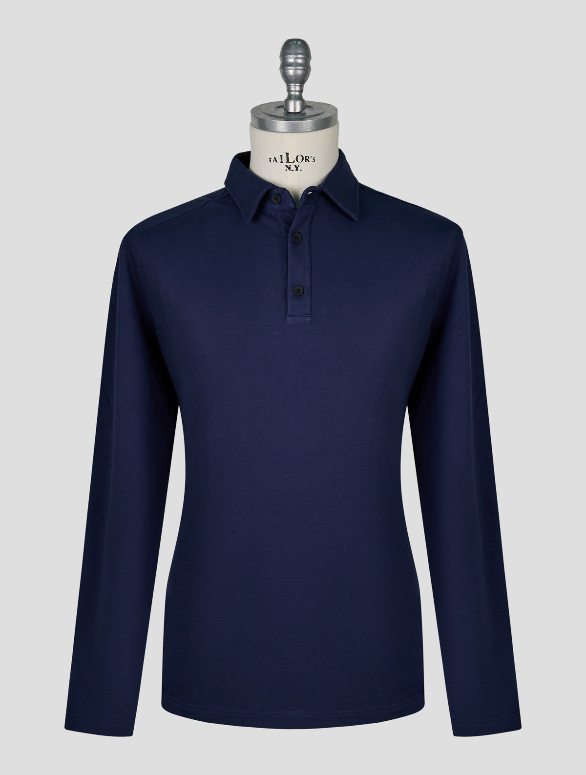 Kiton Knt Dark Blue Sweater Polo