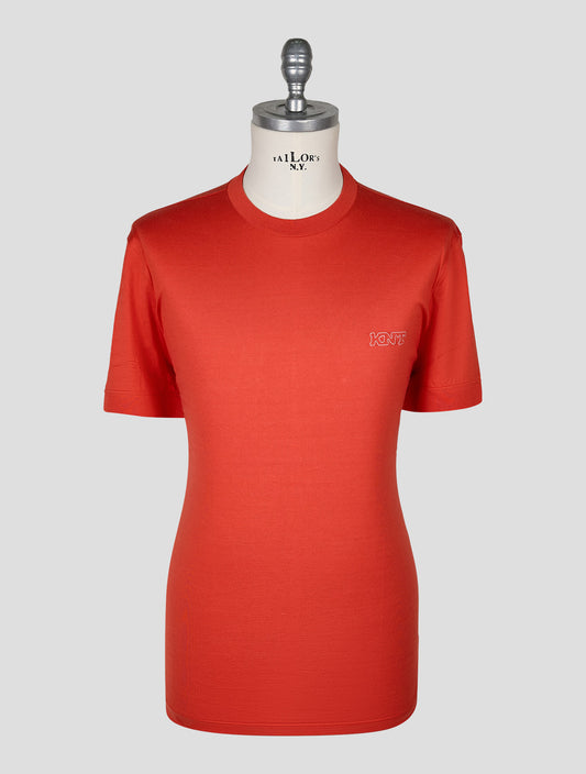 Kiton Knt Coral Cotton T-Shirt