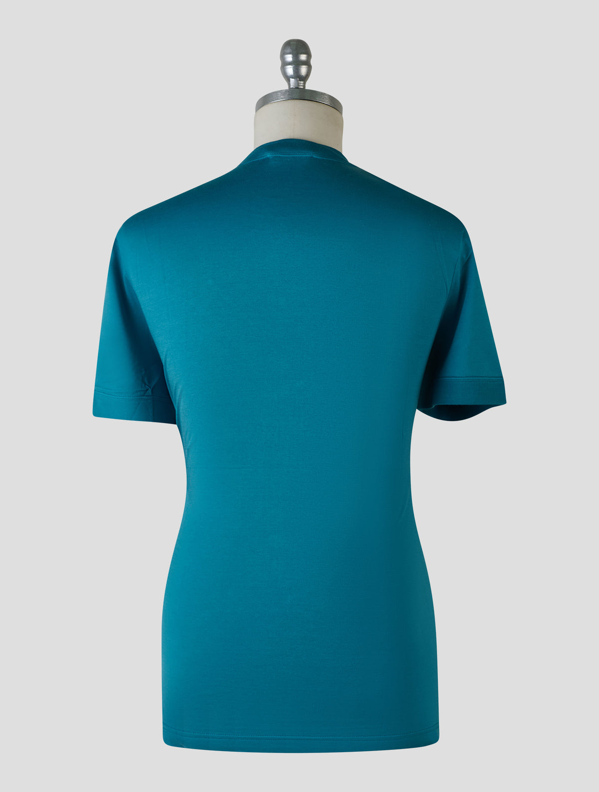 Kiton Knt Petrol Cotton T-Shirt