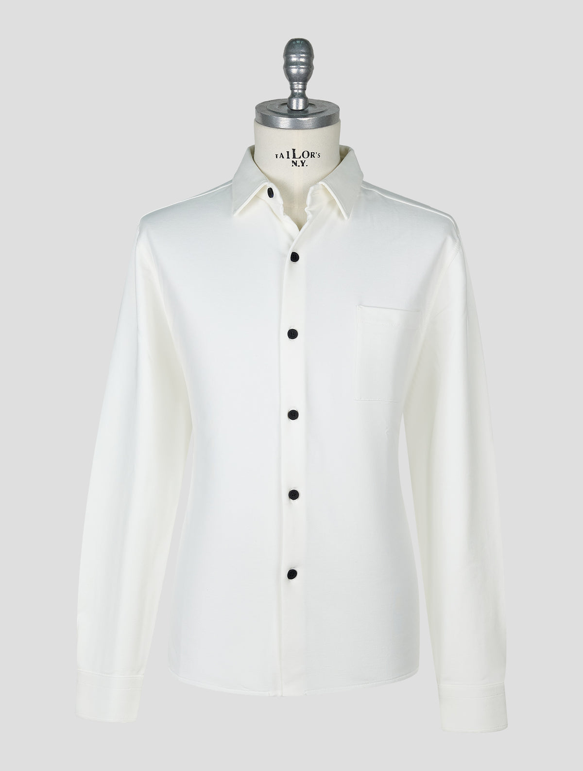 Kiton Knt White Cotton Ea Shirt