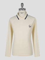 Kiton Knt White Wool Sweater Polo