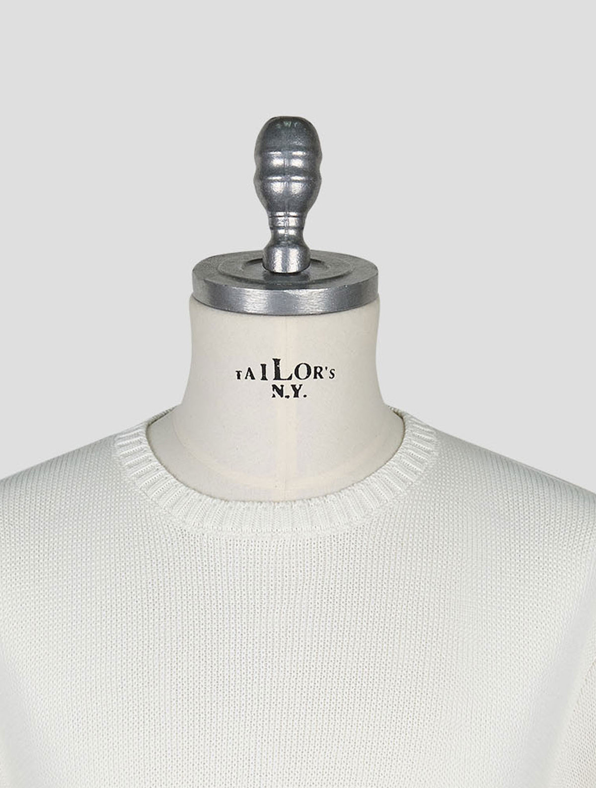 Kiton Knt White Cotton Polo
