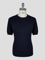Kiton Knt Dark Blue Cotton Polo