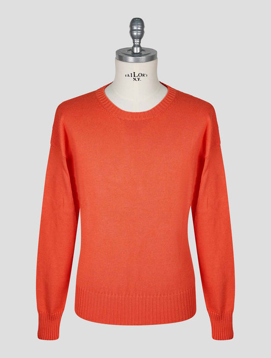 Kiton Knt Coral Cotton Sweater Crewneck